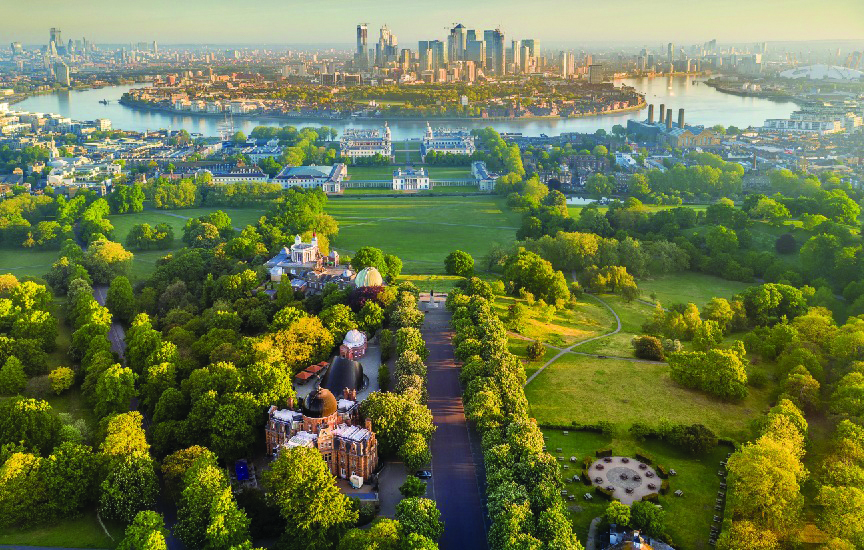 Vista of Greenwich Park and London Picture The Royal Parks